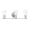 Designers Fountain Echo 35in 3-Light Satin Platinum Modern Indoor Vanity Light with Clear Glass Shade 87803-SP - alternate 1